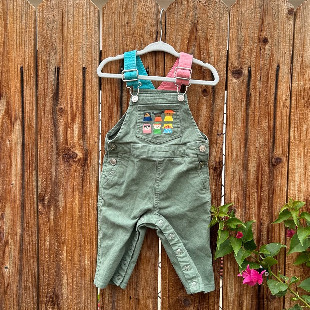 Christian Robinson baby overalls